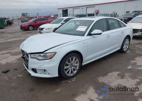 2015 Audi A6 3.0T Premium Plus from USA, damaged, VIN WAUFGAFC9FN026831